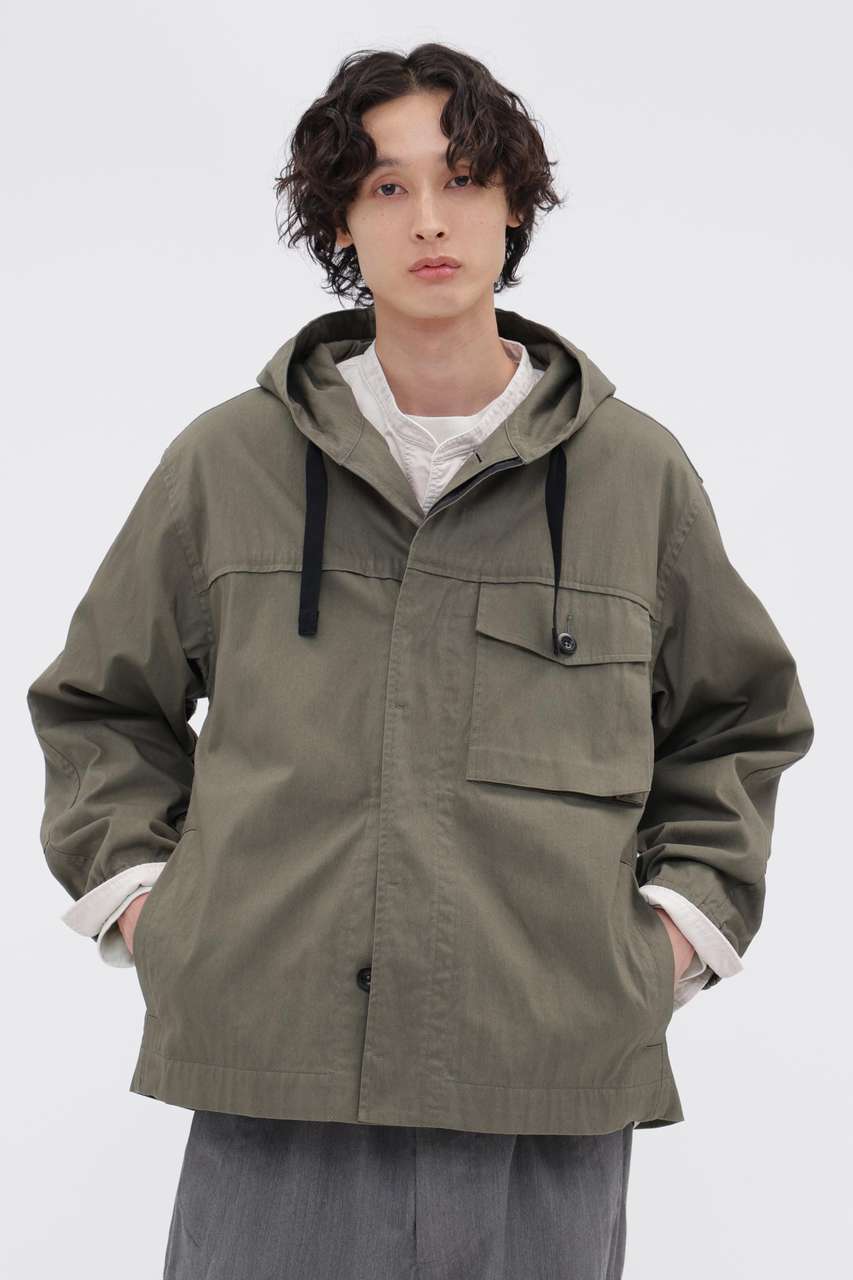 マーガレット・ハウエル メン/MARGARET HOWELL MENの【予約販売】UTILITY COTTON NYLON TWILL BLOUSON(カーキ/5966225203)