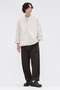 【予約販売】JAPANESE DENSE COTTON TROUSERS マーガレット・ハウエル メン/MARGARET HOWELL MEN カーキ
