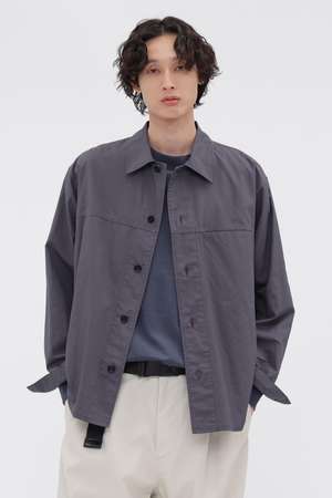 マーガレット・ハウエル メン/MARGARET HOWELL MENの【予約販売】DRY COTTON LINEN PLAINWEAVE SHIRT(110400/110403)