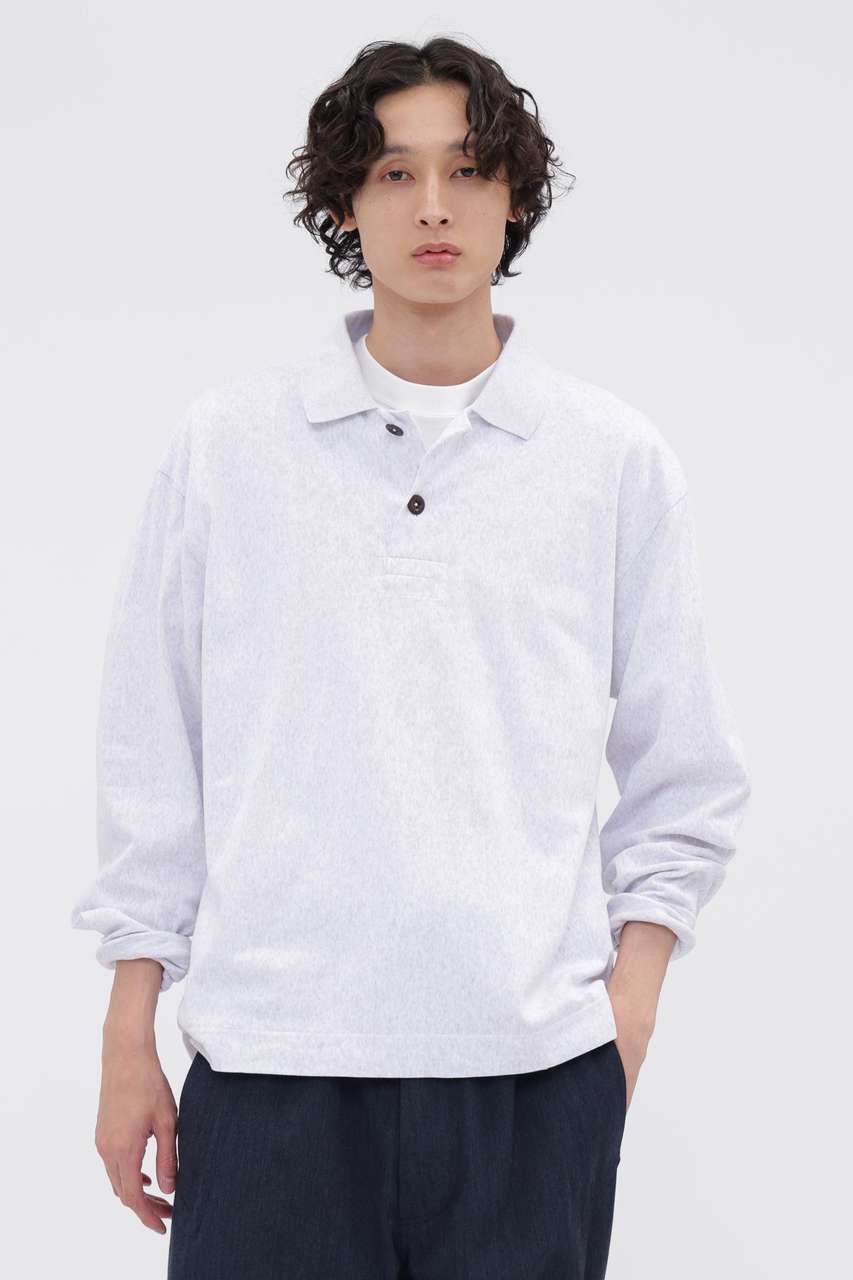マーガレット・ハウエル メン/MARGARET HOWELL MENの【予約販売】FINE GRAIN COTTON JERSEY TOP(グレー/5966266207)