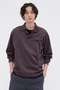 【予約販売】FINE GRAIN COTTON JERSEY TOP マーガレット・ハウエル メン/MARGARET HOWELL MEN ブラウン