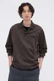 FINE GRAIN COTTON JERSEY TOP