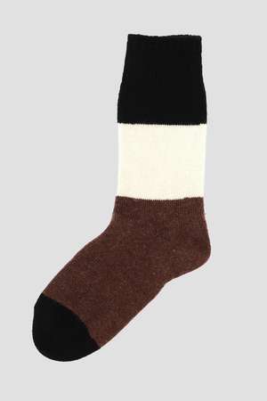 マーガレット・ハウエル メン/MARGARET HOWELL MENの【予約販売】MEN COLOUR BLOCK SOCKS(140700/140701)