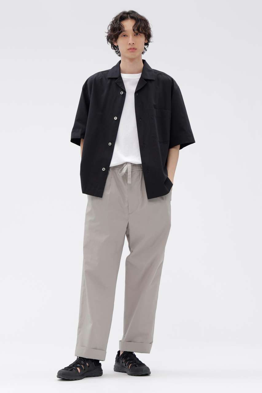 マーガレット・ハウエル メン/MARGARET HOWELL MENの【予約販売】HIGHDENSE COTTON PLAINWEAVE TROUSERS(グレー/5796140251)