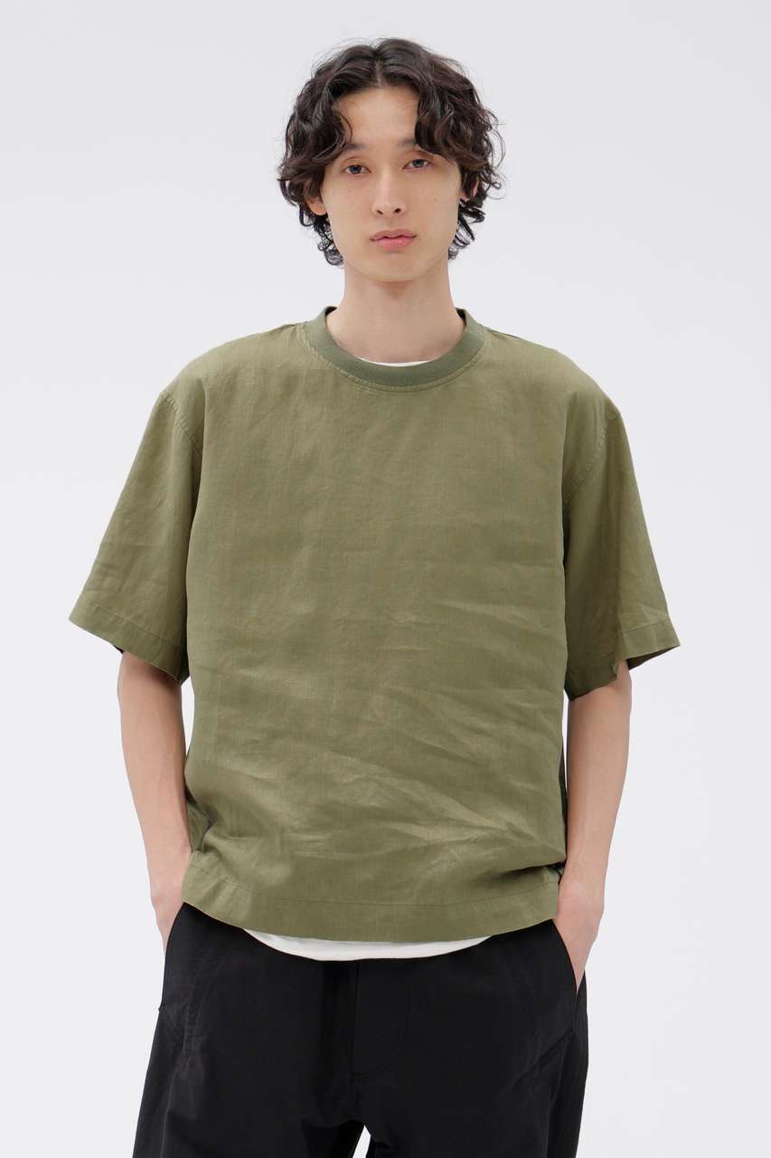 マーガレット・ハウエル メン/MARGARET HOWELL MENの【予約販売】LIGHTWEIGHT LINEN SHIRT(カーキ/5796150252)