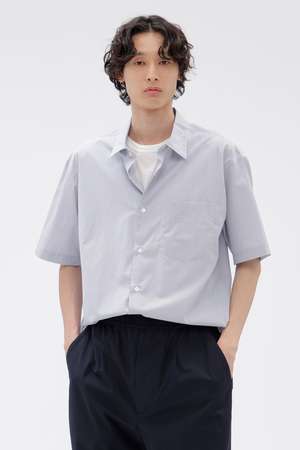 マーガレット・ハウエル メン/MARGARET HOWELL MENの【予約販売】TWO TONE GRAPH CHECK COTTON SHIRT(110400/110402)