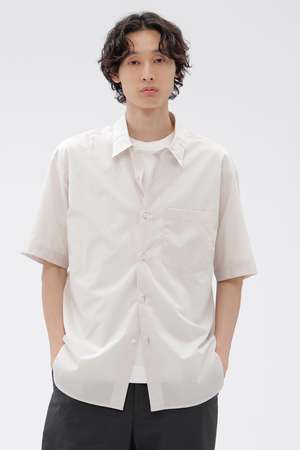 マーガレット・ハウエル メン/MARGARET HOWELL MENの【予約販売】TONAL STRIPE COTTON POPLIN SHIRT(110400/110402)