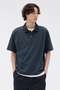 【予約販売】COTTON PIQUE TOP マーガレット・ハウエル メン/MARGARET HOWELL MEN ブルー