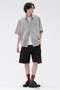 【予約販売】LIGHTWEIGHT COTTON NYLON TWILL TROUSERS マーガレット・ハウエル メン/MARGARET HOWELL MEN ブラック