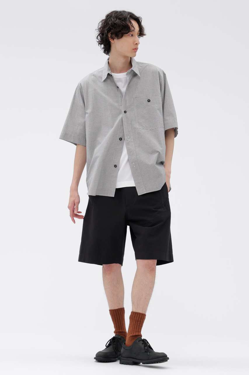 マーガレット・ハウエル メン/MARGARET HOWELL MENの【予約販売】LIGHTWEIGHT COTTON NYLON TWILL TROUSERS(ブラック/5966140551)
