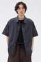 【予約販売】COTTON NYLON VOILE POPLIN SHIRT マーガレット・ハウエル メン/MARGARET HOWELL MEN グレー