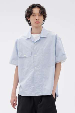 マーガレット・ハウエル メン/MARGARET HOWELL MENの【予約販売】HIGHCOUNT TOP DYED COTTON SHIRT(110400/110402)