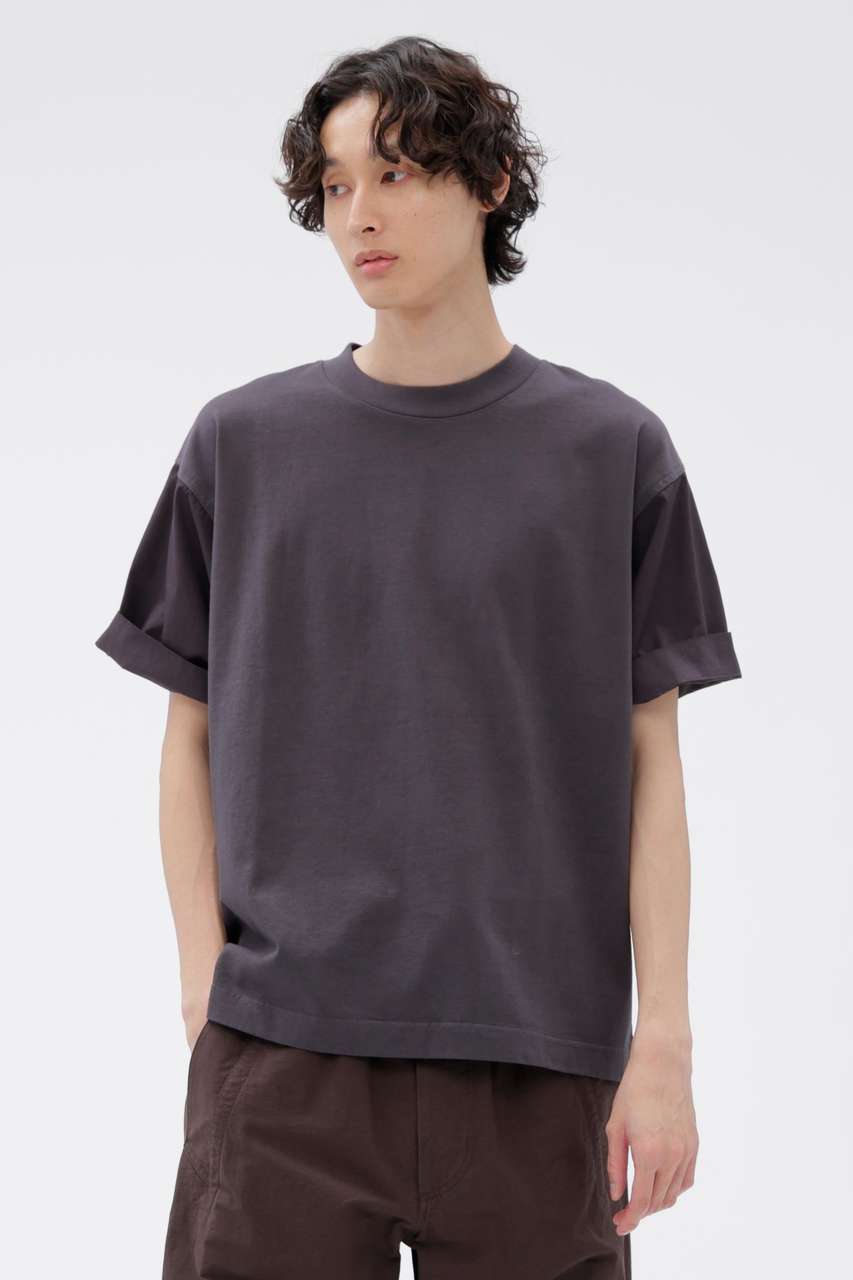 マーガレット・ハウエル メン/MARGARET HOWELL MENの【予約販売】GARMENT DYE COTTON JERSEY TOP(グレー/5966166550)
