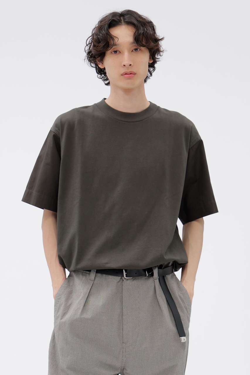 マーガレット・ハウエル メン/MARGARET HOWELL MENの【予約販売】GARMENT DYE COTTON JERSEY TOP(グリーン/5966166550)