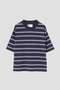 OUTLINE STRIPE JERSEY TOP マーガレット・ハウエル メン/MARGARET HOWELL MEN