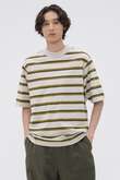 OUTLINE STRIPE JERSEY TOP