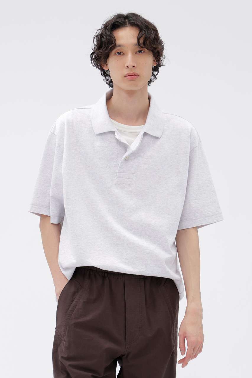 マーガレット・ハウエル メン/MARGARET HOWELL MENのMARL COTTON JERSEY TOP(グレー/5966166552)
