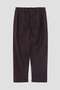 COTTON SILK PLAINWEAVE TROUSERS マーガレット・ハウエル メン/MARGARET HOWELL MEN ブラウン