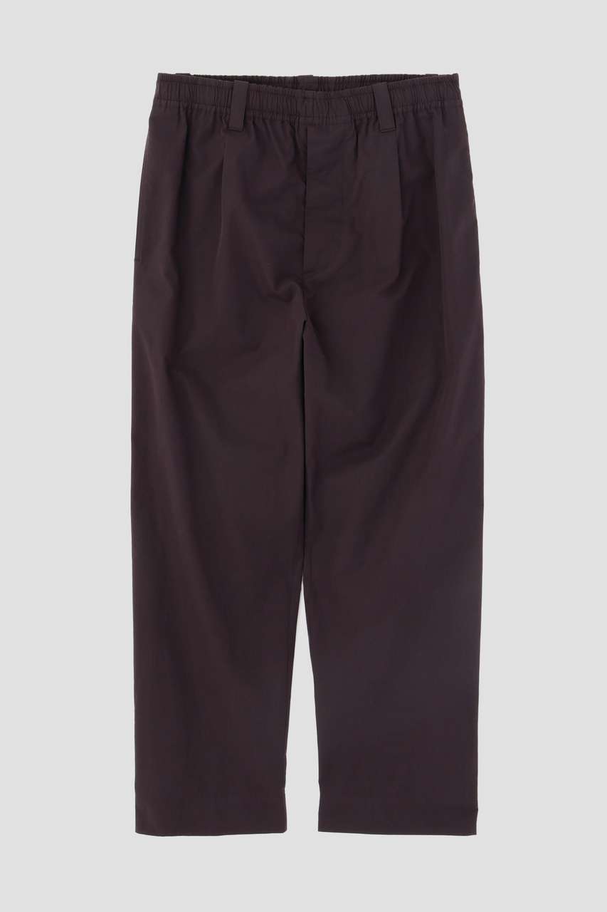 マーガレット・ハウエル メン/MARGARET HOWELL MENのCOTTON SILK PLAINWEAVE TROUSERS(ブラウン/5796140223)