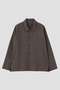 【予約販売】LINEN WOOL SILK PLAINWEAVE SHIRT マーガレット・ハウエル メン/MARGARET HOWELL MEN
