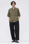 【予約販売】YARN DYE LINEN SHIRTING SHIRT マーガレット・ハウエル メン/MARGARET HOWELL MEN