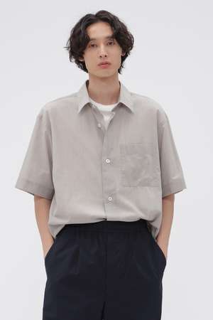 マーガレット・ハウエル メン/MARGARET HOWELL MENの【予約販売】COTTON WOOL VOILE SHIRT(110400/110402)