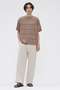 FINE COTTON STRIPE JERSEY TOP マーガレット・ハウエル メン/MARGARET HOWELL MEN