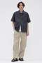 COTTON LINEN TINY RIPSTOP TROUSERS マーガレット・ハウエル メン/MARGARET HOWELL MEN ベージュ