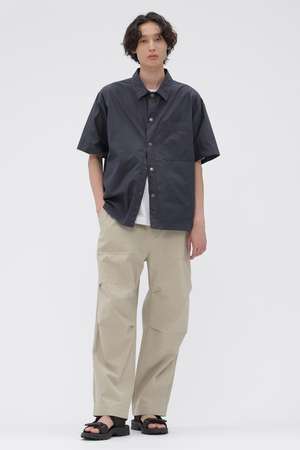 マーガレット・ハウエル メン/MARGARET HOWELL MENのCOTTON LINEN TINY RIPSTOP TROUSERS(110600/110601)