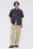 COTTON LINEN TINY RIPSTOP TROUSERS