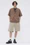 【予約販売】SURFACE DYED COTTON LINEN SHIRT マーガレット・ハウエル メン/MARGARET HOWELL MEN
