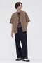 【予約販売】SURFACE DYED COTTON LINEN SHIRT マーガレット・ハウエル メン/MARGARET HOWELL MEN