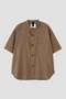 【予約販売】SURFACE DYED COTTON LINEN SHIRT マーガレット・ハウエル メン/MARGARET HOWELL MEN