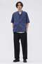 【予約販売】SURFACE DYED COTTON LINEN SHIRT マーガレット・ハウエル メン/MARGARET HOWELL MEN