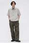 【予約販売】CARBON DYED COTTON POLIN SHIRT マーガレット・ハウエル メン/MARGARET HOWELL MEN