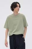FADED ROUGH COTTON JERSEY TOP