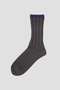 【予約販売】TIPPED COTTON RIB SOCKS マーガレット・ハウエル メン/MARGARET HOWELL MEN グレー