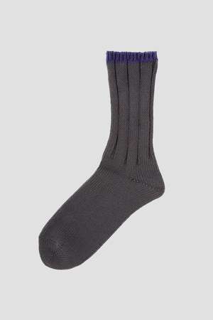 マーガレット・ハウエル メン/MARGARET HOWELL MENの【予約販売】TIPPED COTTON RIB SOCKS(140700/140701)