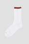 【予約販売】TIPPED COTTON RIB SOCKS マーガレット・ハウエル メン/MARGARET HOWELL MEN ホワイト