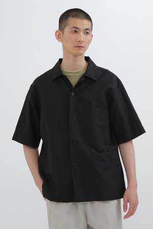 マーガレット・ハウエル メン/MARGARET HOWELL MENのDRY WOOL LINEN PLAINWEAVE SHIRT(110400/110402)