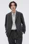 DRY WOOL SUITING JACKET マーガレット・ハウエル メン/MARGARET HOWELL MEN グレー