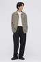 MUTED WOOL CHECK TROUSERS マーガレット・ハウエル メン/MARGARET HOWELL MEN