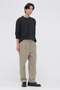TEXTURED COTTON PIQUE TROUSERS マーガレット・ハウエル メン/MARGARET HOWELL MEN
