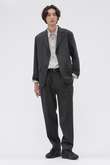 DRY WOOL SUITING TROUSERS