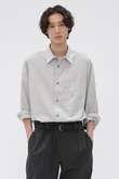 COTTON SILK STRIPE SHIRT