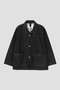 CANTON BLACK DENIM BLOUSON マーガレット・ハウエル メン/MARGARET HOWELL MEN