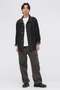 WASHED COTTON NYLON TROUSERS マーガレット・ハウエル メン/MARGARET HOWELL MEN グレー