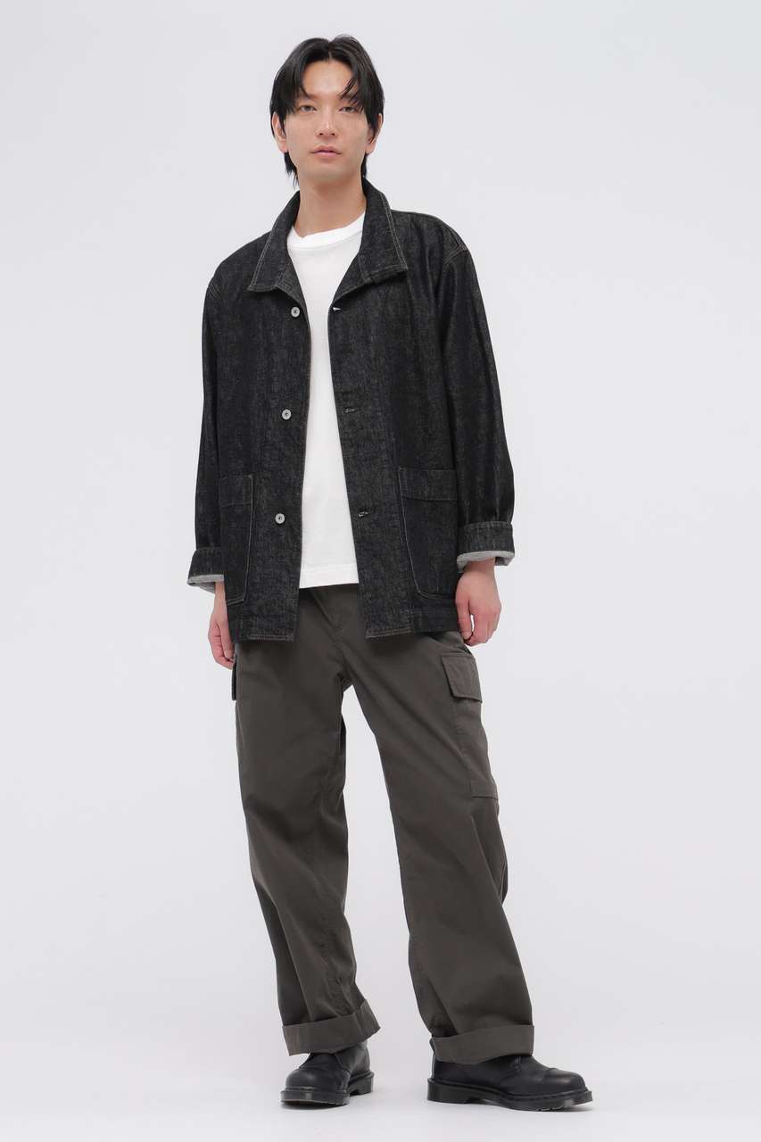マーガレット・ハウエル メン/MARGARET HOWELL MENのWASHED COTTON NYLON TROUSERS(グレー/5966240202)