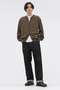CANTON BLACK DENIM TROUSERS マーガレット・ハウエル メン/MARGARET HOWELL MEN