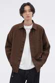 FADED LINEN COTTON PLAINWEAVE SHIRT